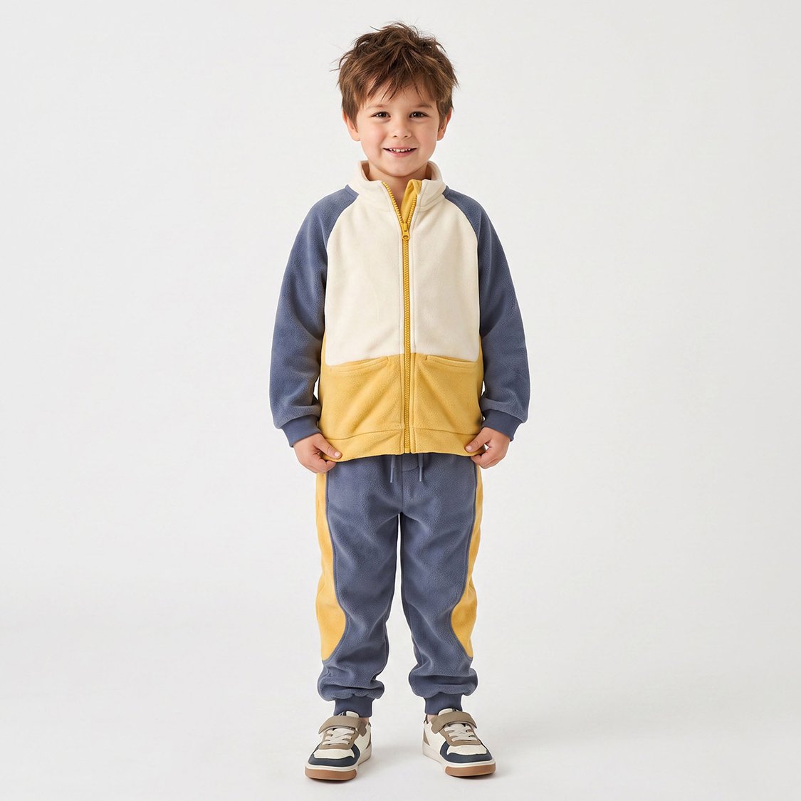 Juniors Colourblocked Jacket and Joggers Set
