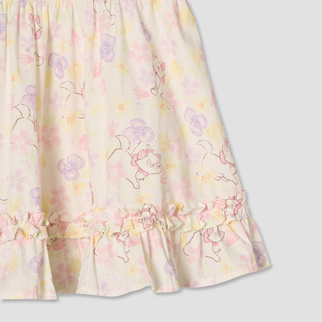 Juniors Marie Print A-line Dress with Headband