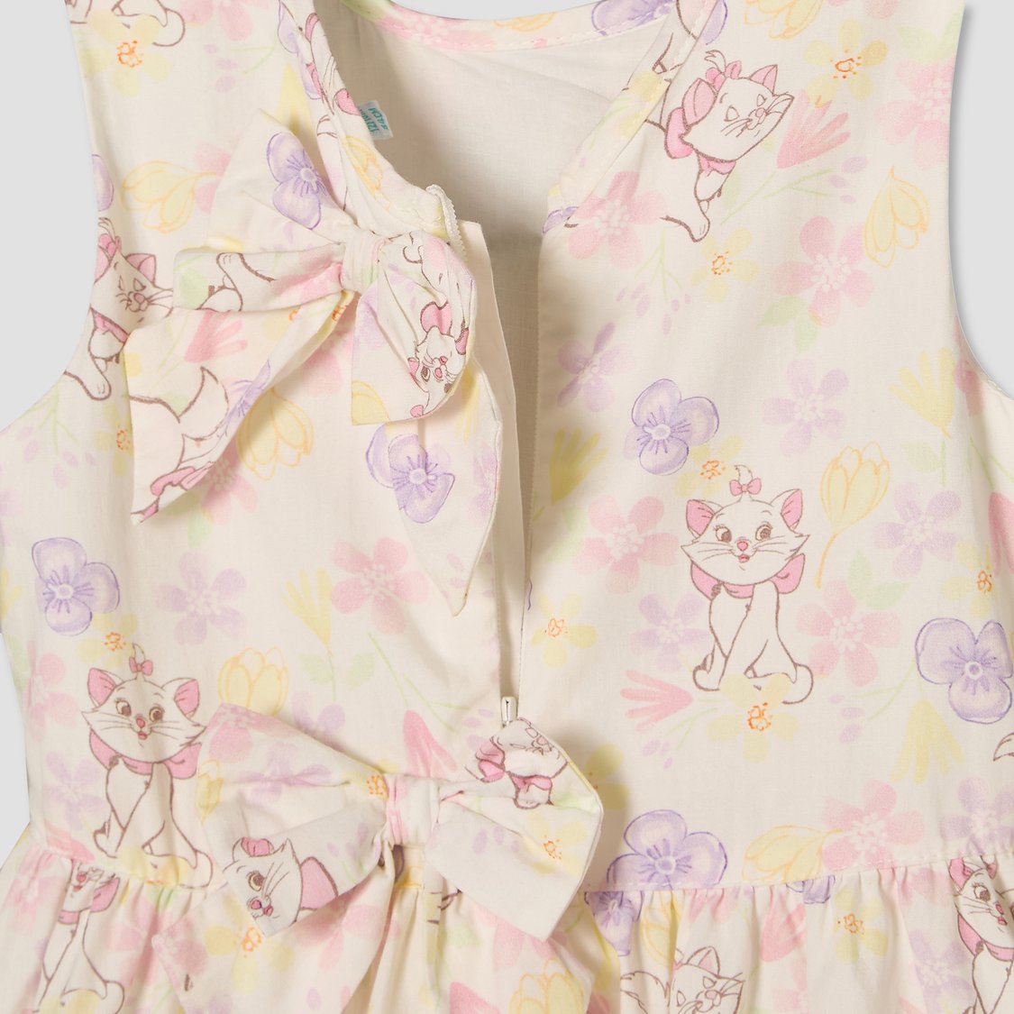 Juniors Marie Print A-line Dress with Headband