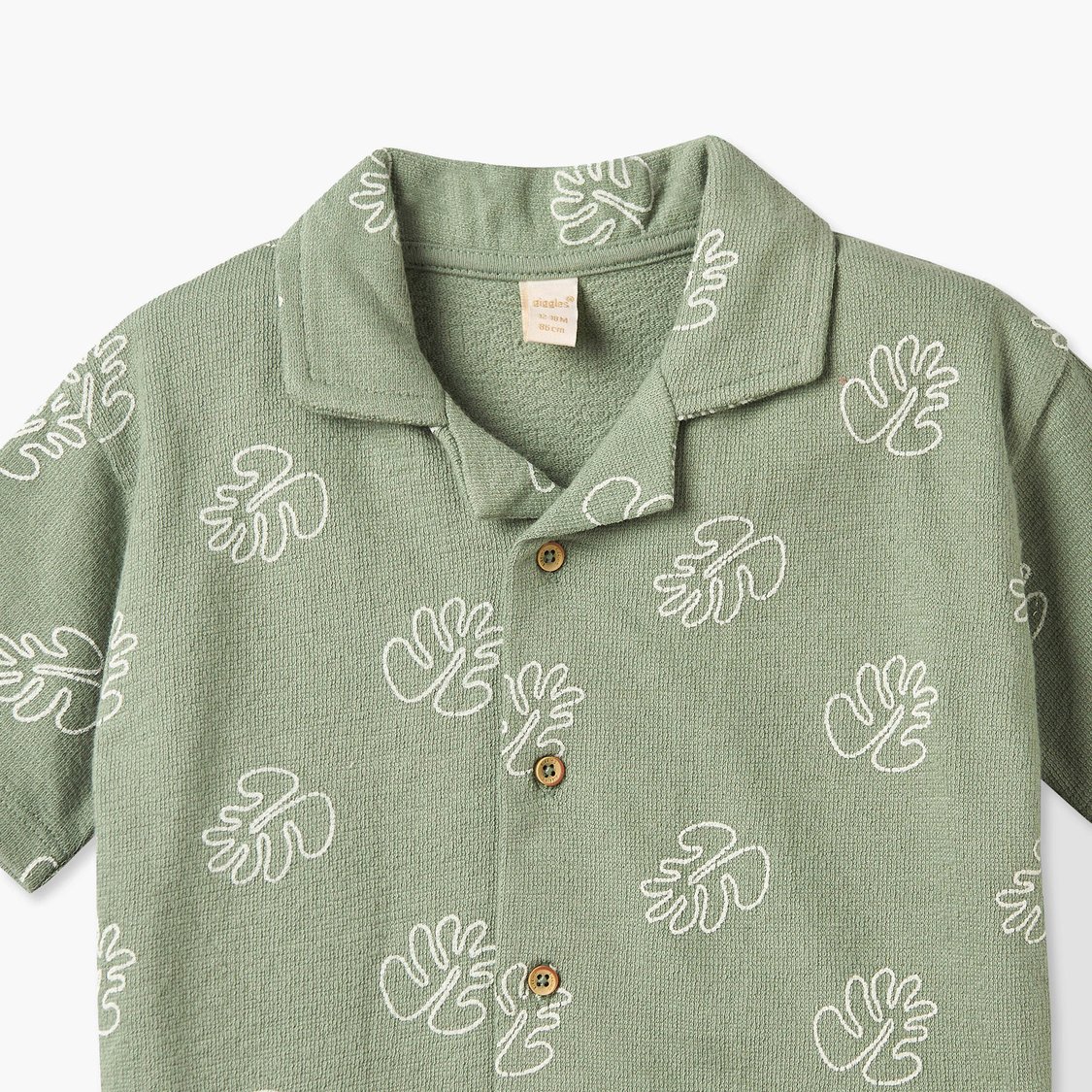 Giggles Printed Shirt and Shorts Set