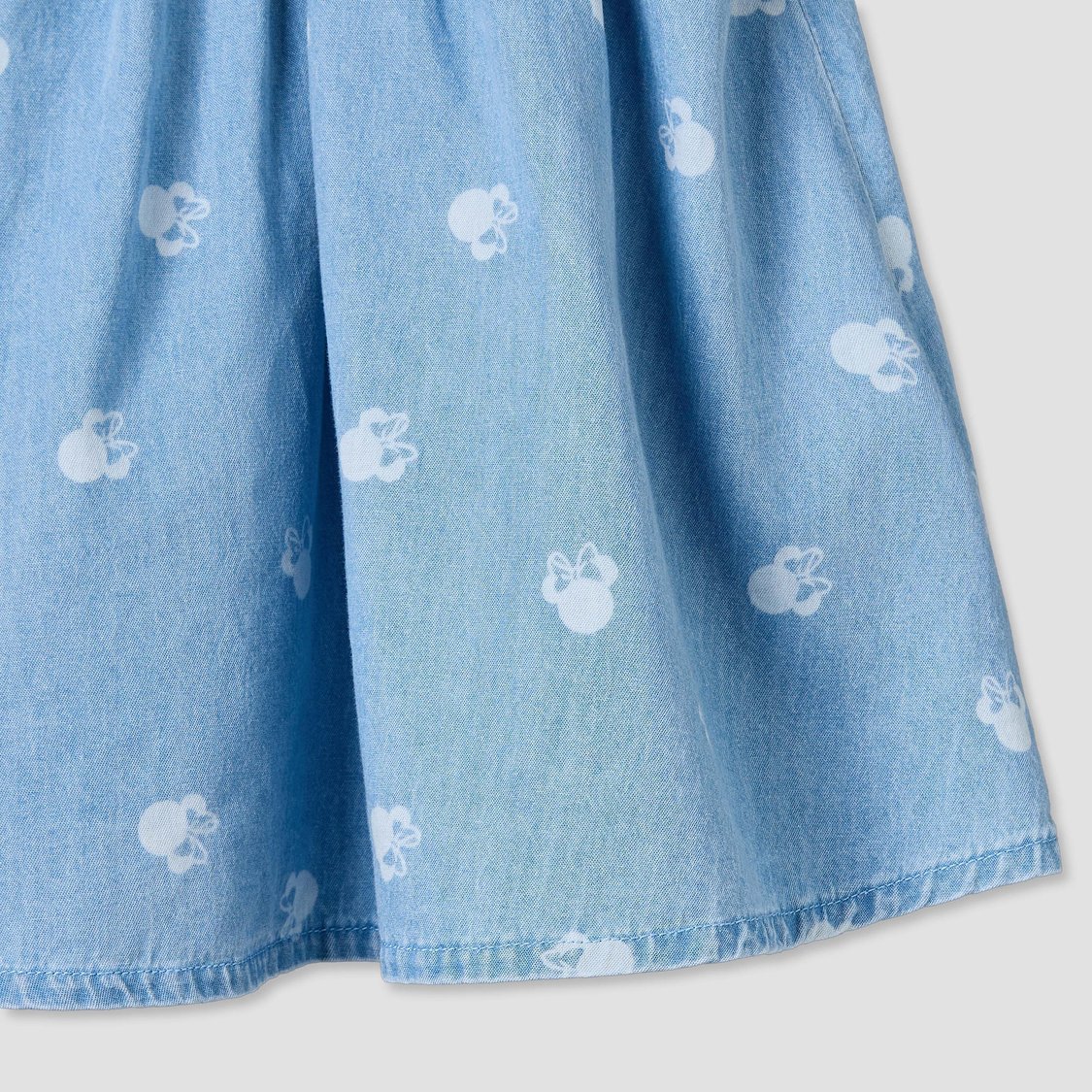 Juniors Minnie Mouse Print Dress with Headband