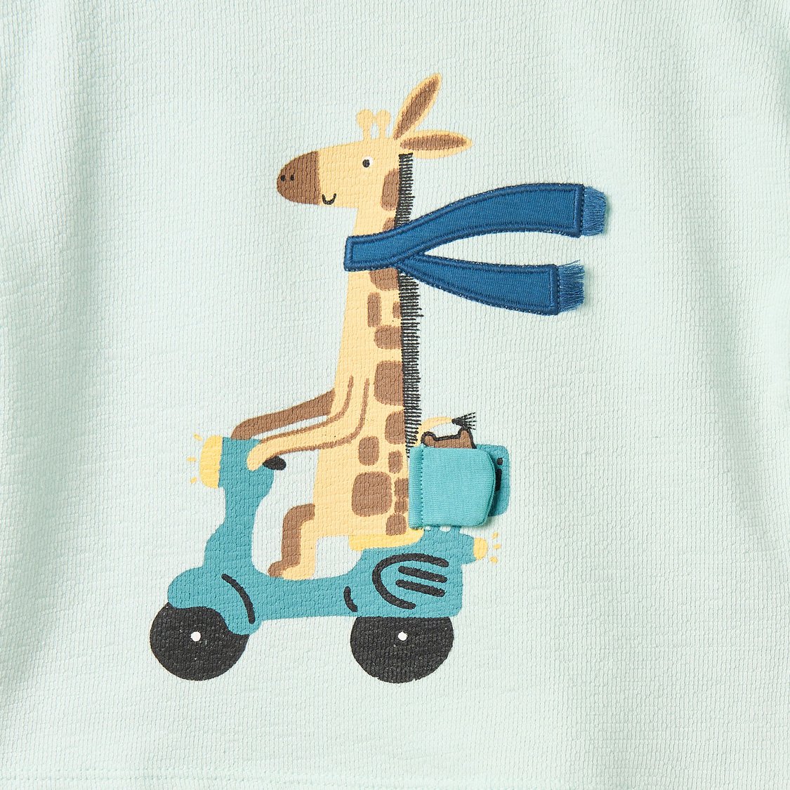 Juniors Printed T-shirt and Shorts Set