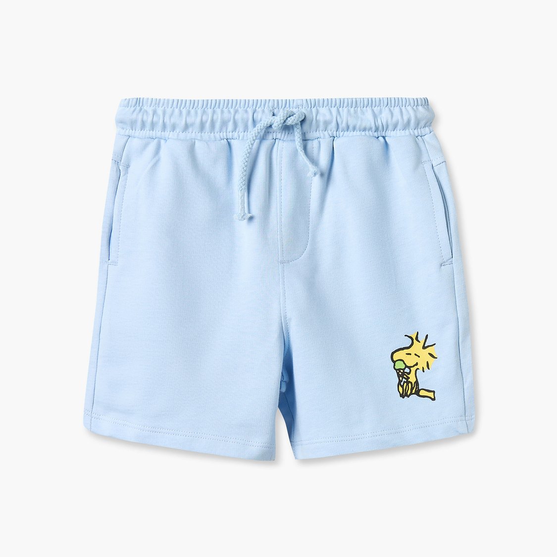 Juniors Snoopy Print T-shirt and Shorts Set