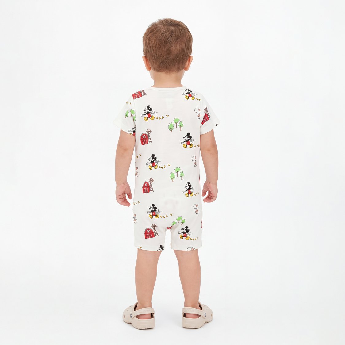 Juniors Mickey Mouse Print Rompers - Pack of 2