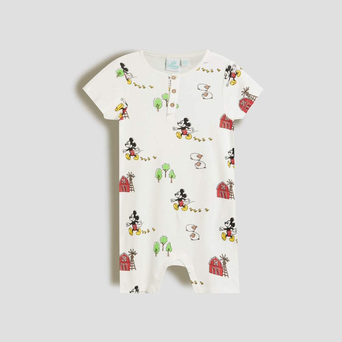Juniors Mickey Mouse Print Rompers - Pack of 2