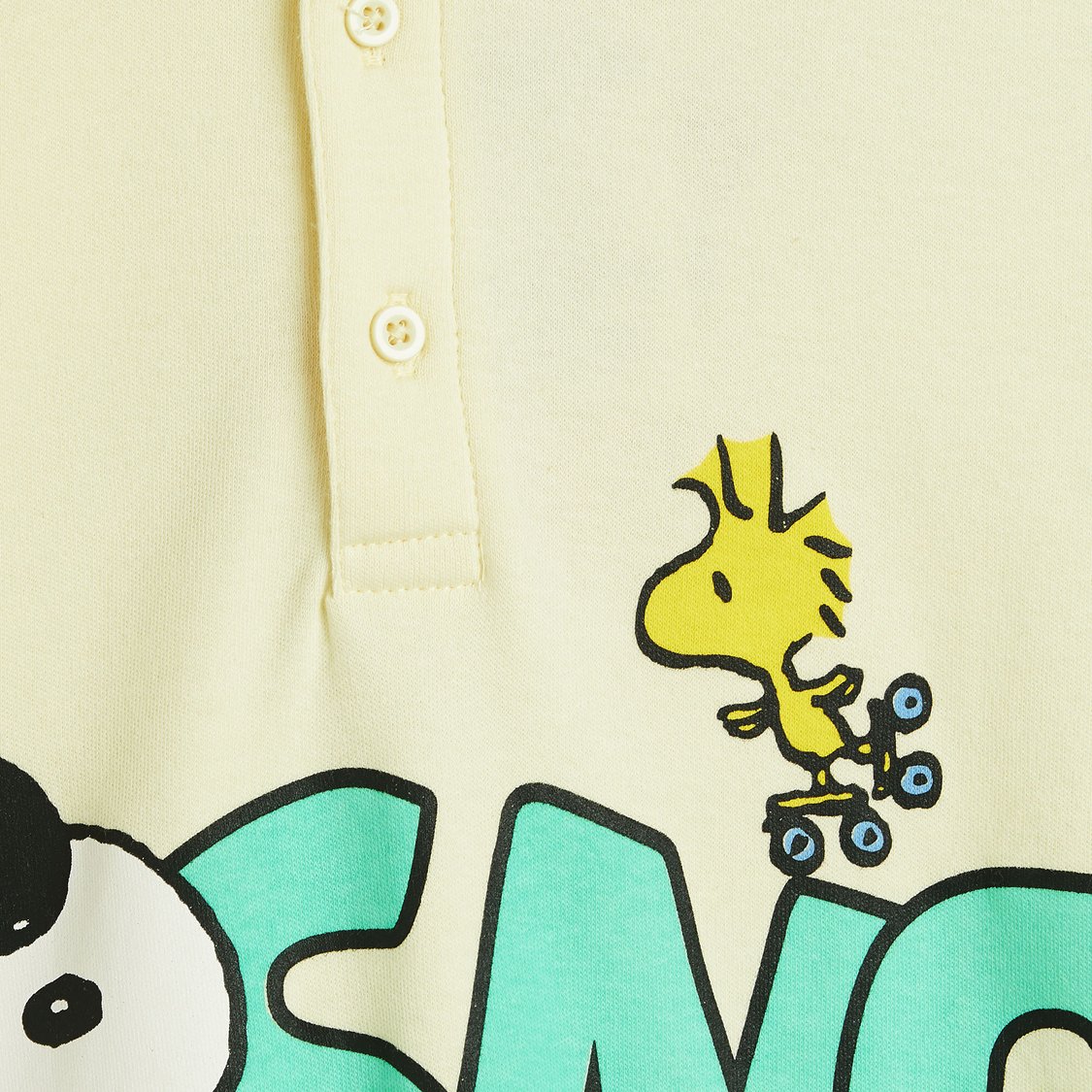 Juniors Snoopy Print Shirt with Shorts Set