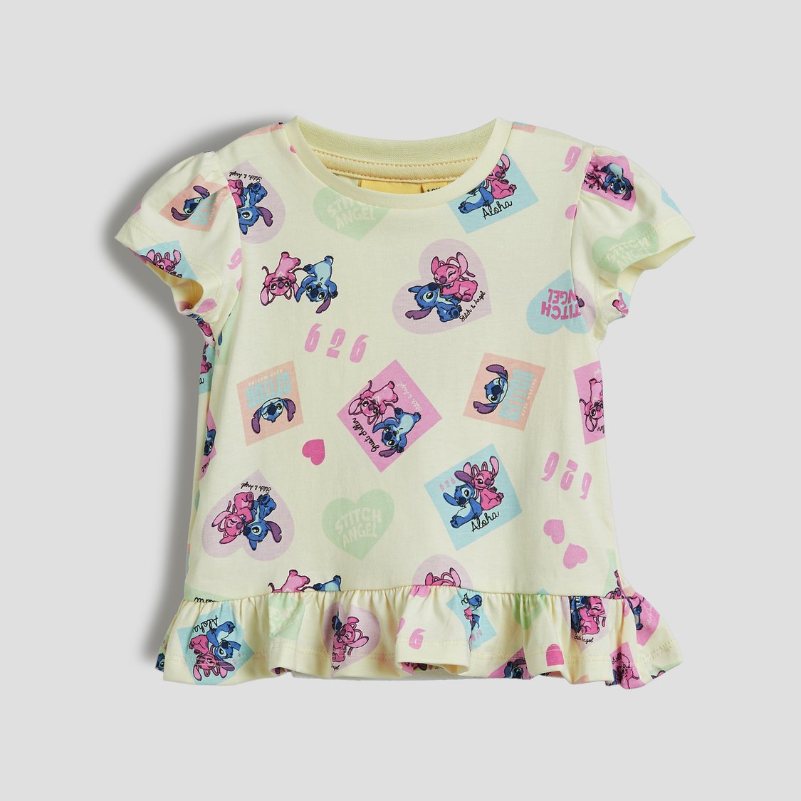 Juniors Stitch & Angel Print Tops - Pack of 2