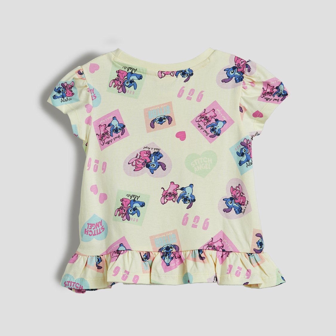 Juniors Stitch & Angel Print Tops - Pack of 2