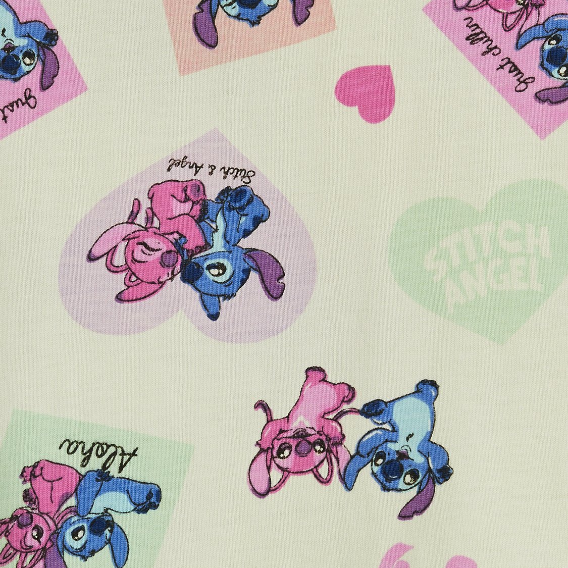 Juniors Stitch & Angel Print Tops - Pack of 2