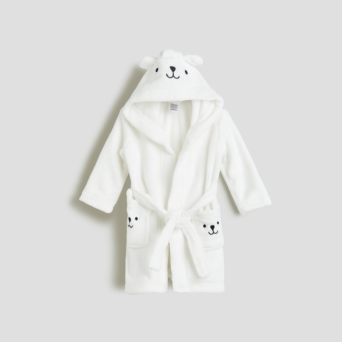 Juniors Panda Flannel Bathrobe