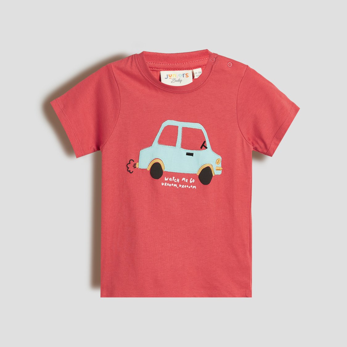 Juniors Car Print T-shirt