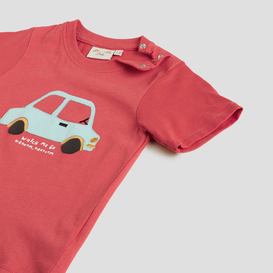 Juniors Car Print T-shirt