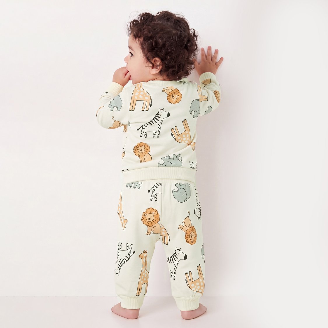 Juniors Farm Animals Print Joggers