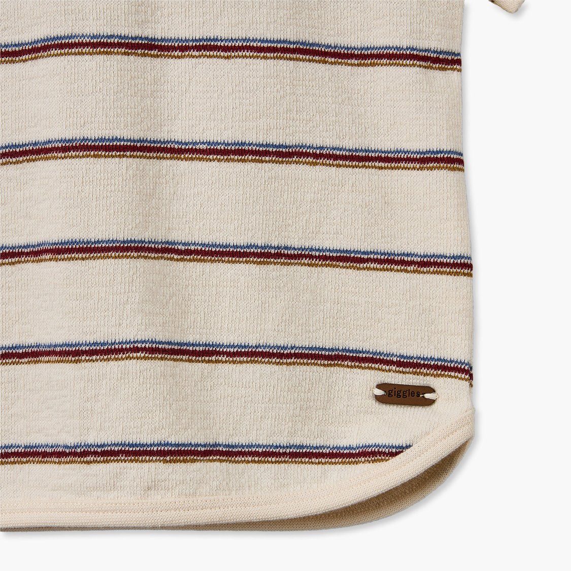 Giggles Striped Henley T-shirt