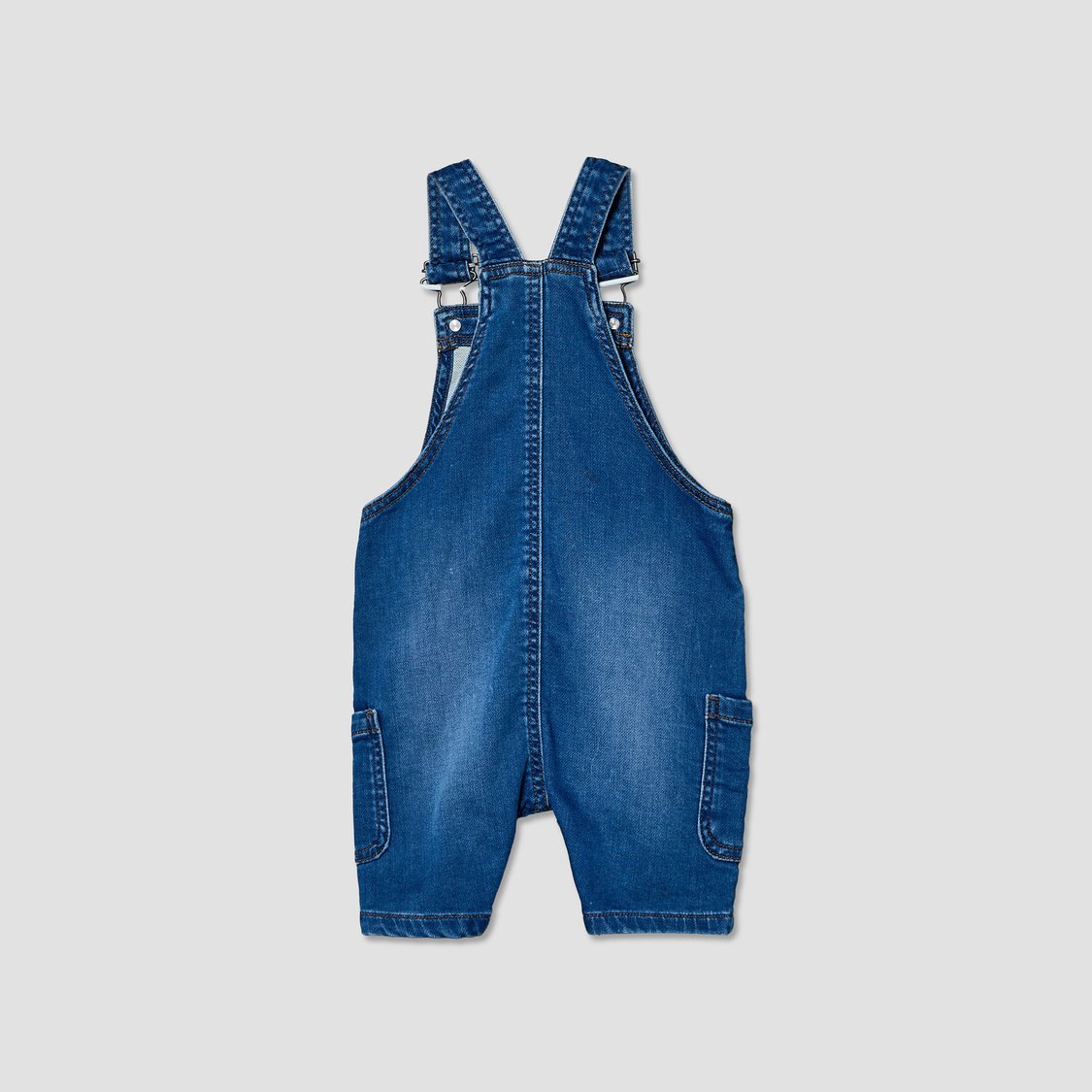Juniors Denim Dungarees with Adjustable Straps