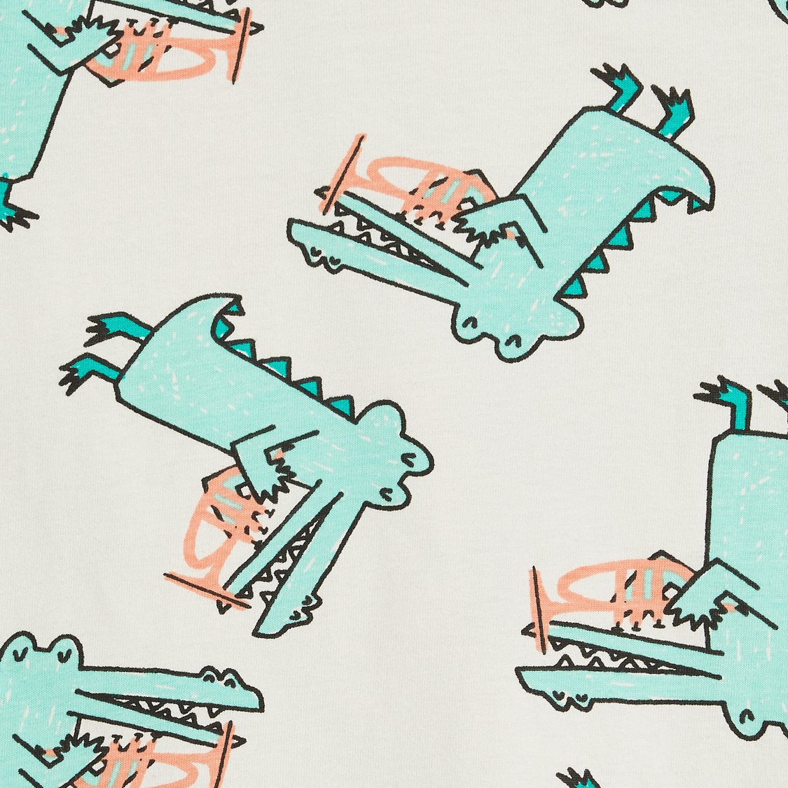 Juniors Dino Print T-shirt