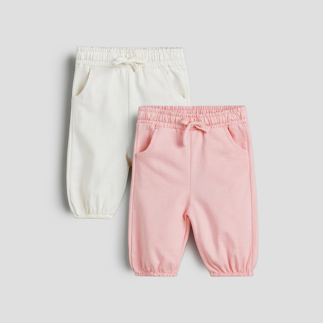 Juniors Solid Joggers - Pack of 2