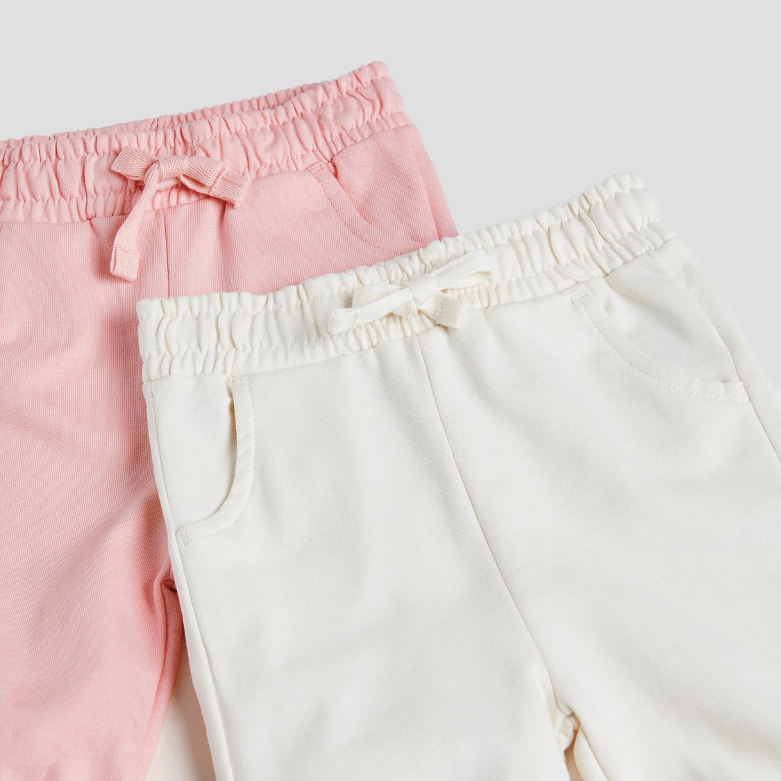 Juniors Solid Joggers - Pack of 2