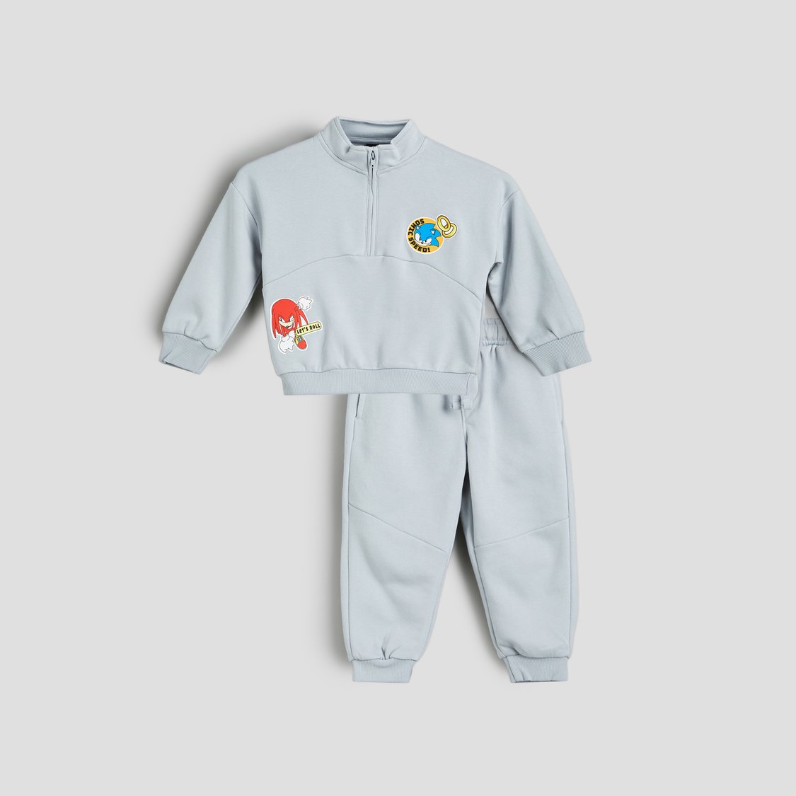 Juniors Sonic the Hedgehog Print Sweatshirt and Joggers Set