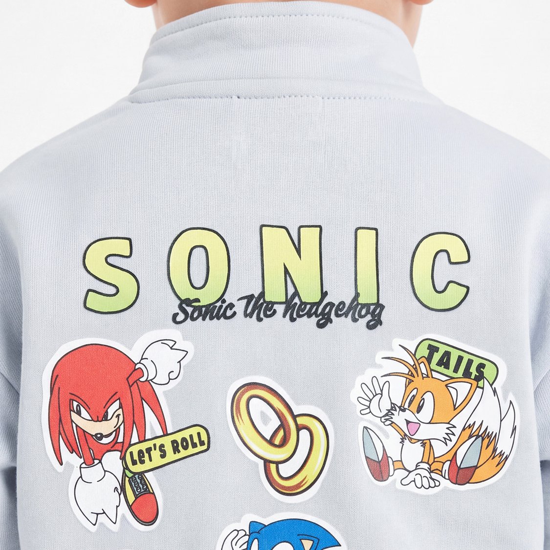 Juniors Sonic the Hedgehog Print Sweatshirt and Joggers Set