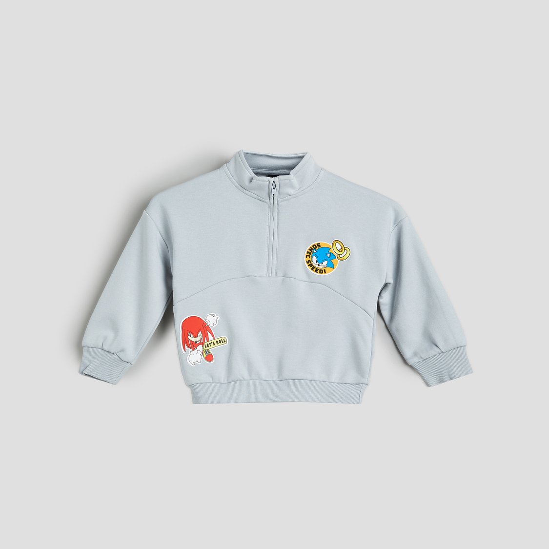 Juniors Sonic the Hedgehog Print Sweatshirt and Joggers Set