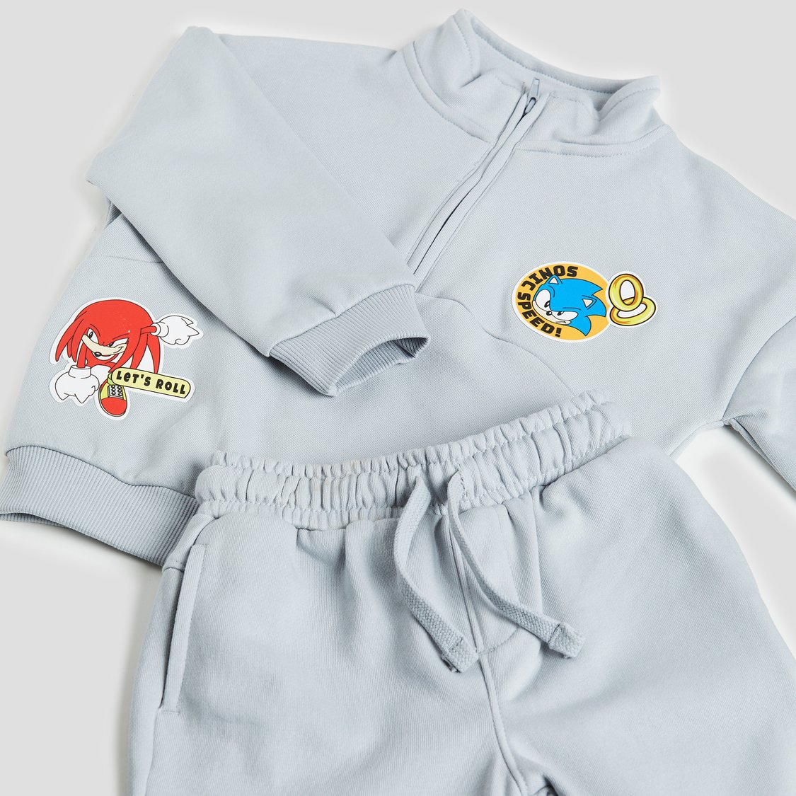 Juniors Sonic the Hedgehog Print Sweatshirt and Joggers Set