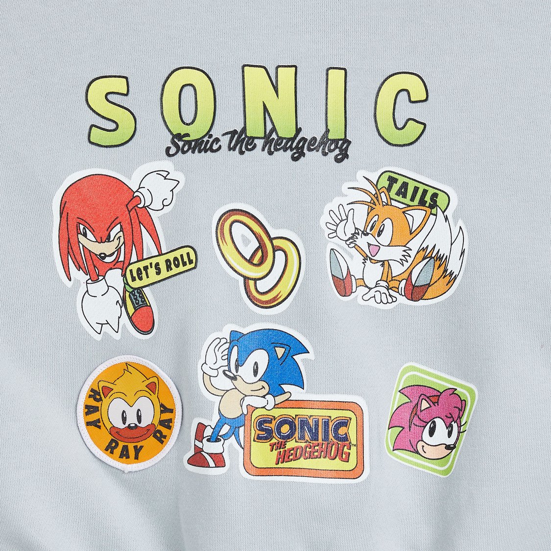 Juniors Sonic the Hedgehog Print Sweatshirt and Joggers Set