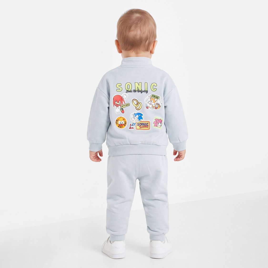Juniors Sonic the Hedgehog Print Sweatshirt and Joggers Set