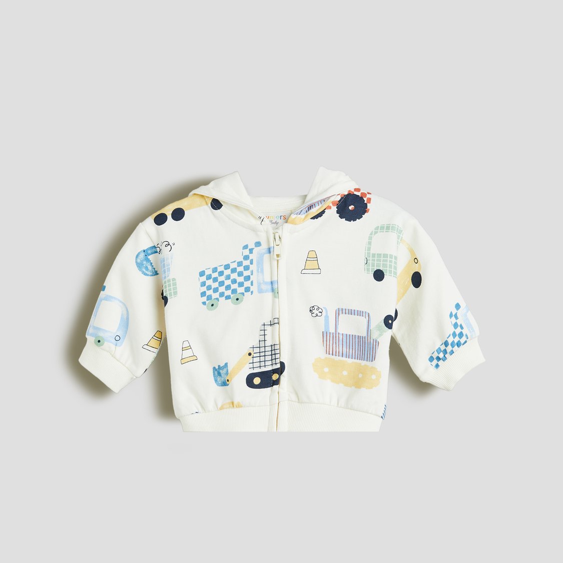 Juniors Printed Sweatshirt with Joggers Set