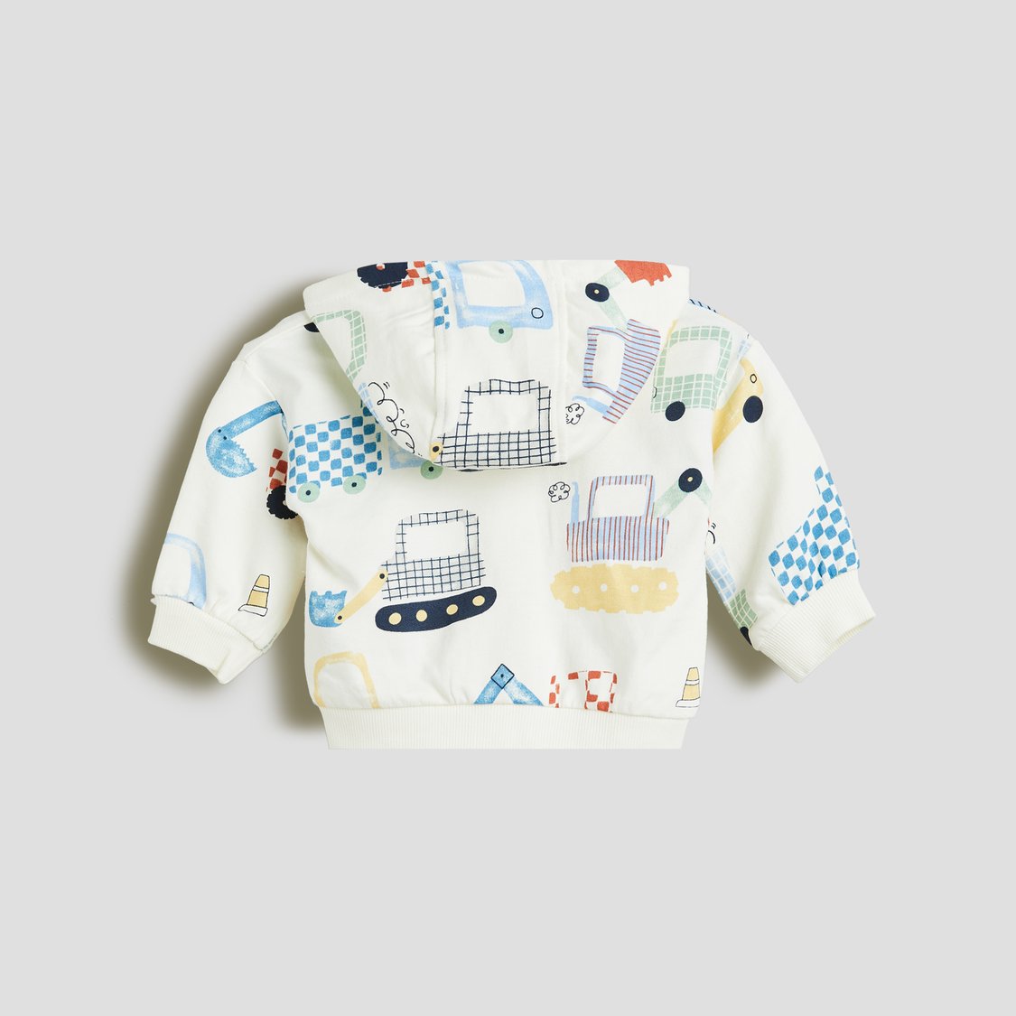 Juniors Printed Sweatshirt with Joggers Set