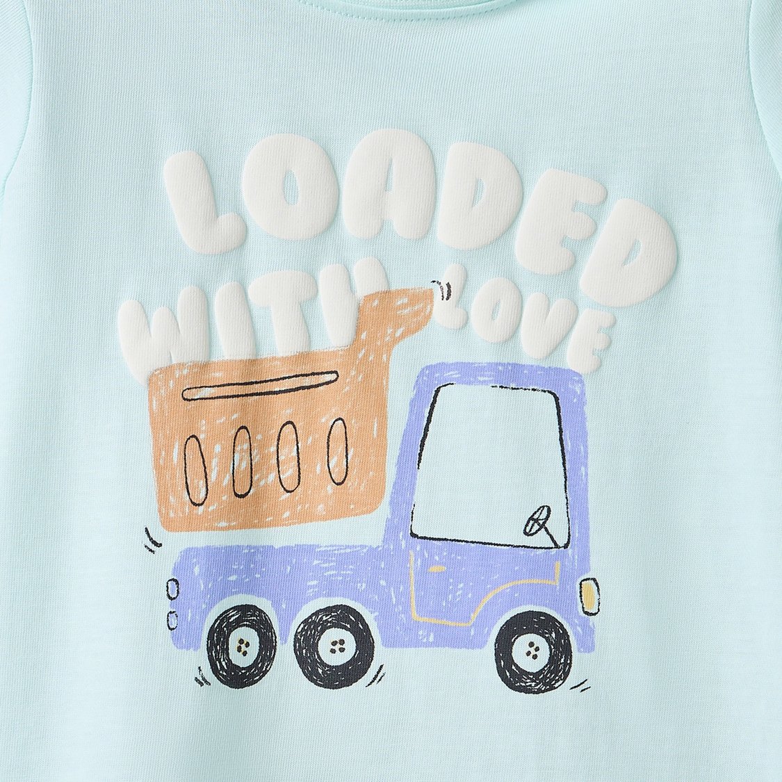 Juniors Vehicle Print T-shirt