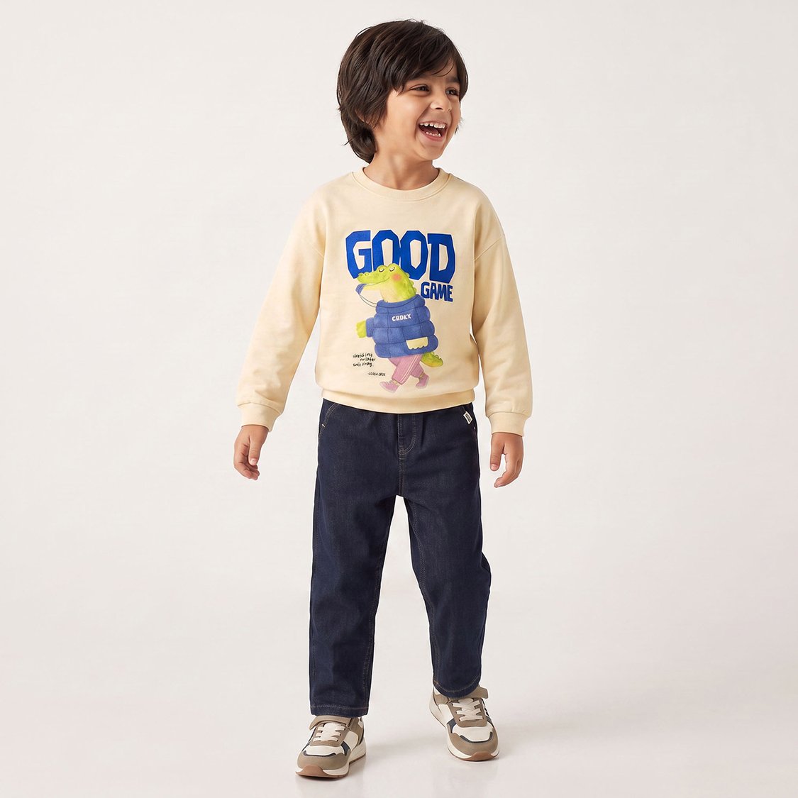 Juniors Graphic Print Sweatshirt