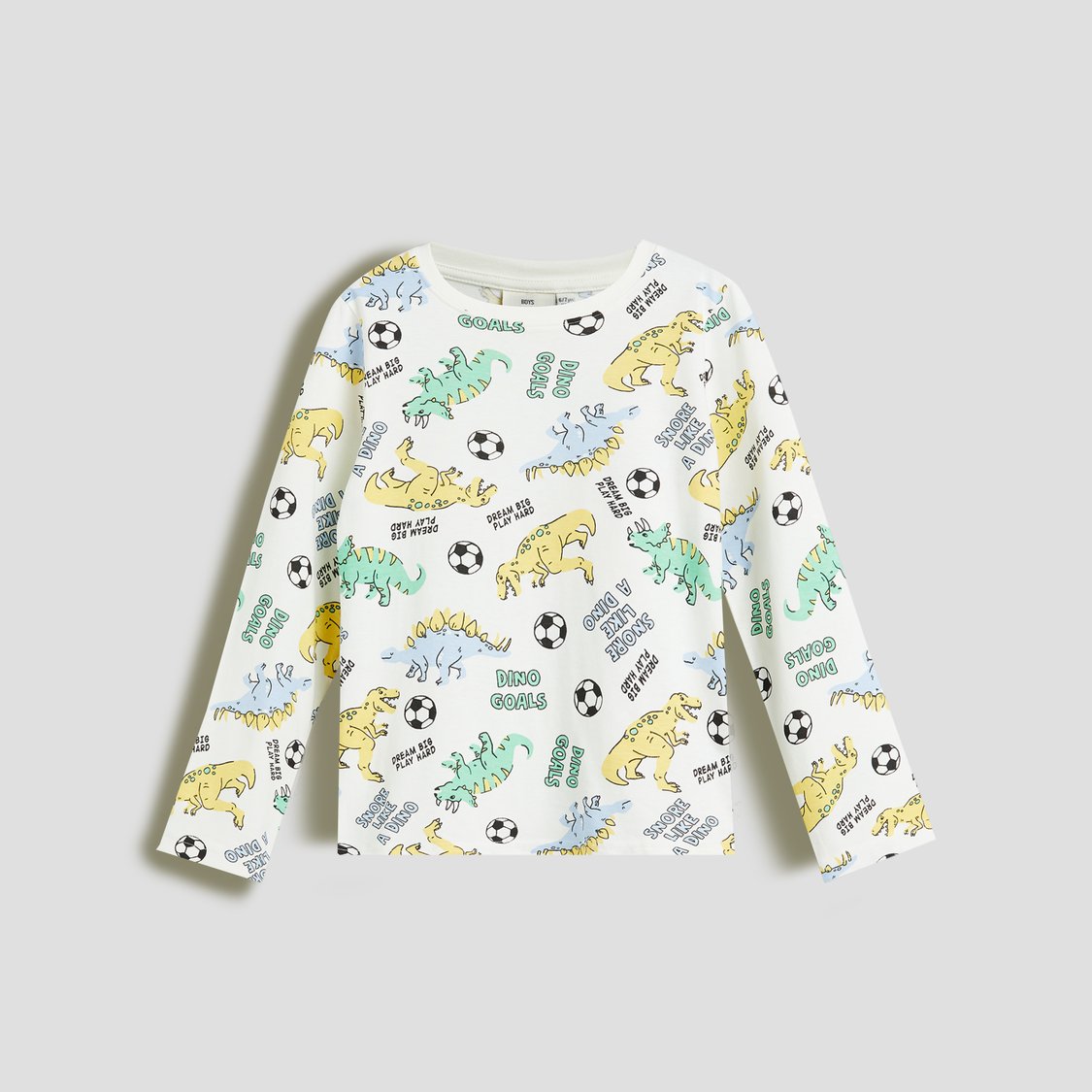 Juniors Dino Print T-shirt with Joggers Set