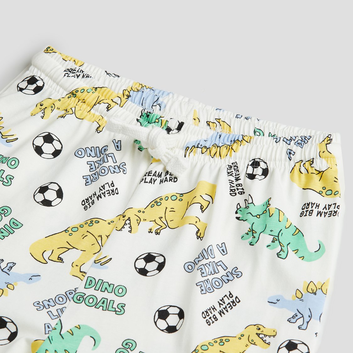 Juniors Dino Print T-shirt with Joggers Set