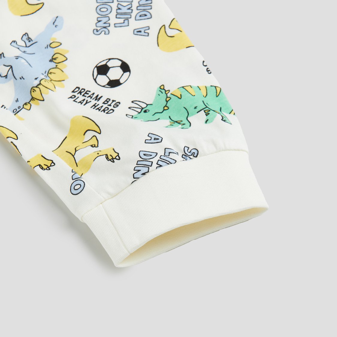 Juniors Dino Print T-shirt with Joggers Set