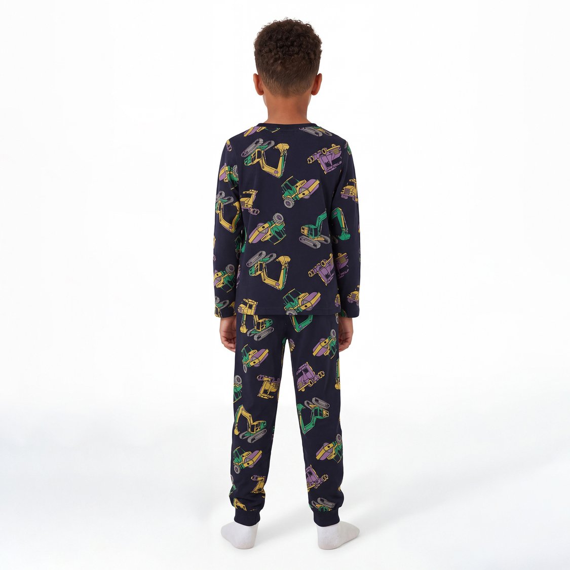 Juniors Vehicle Print T-shirt with Joggers Set