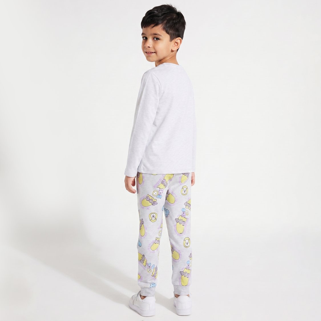 Juniors Printed T-shirt & Pyjama Set