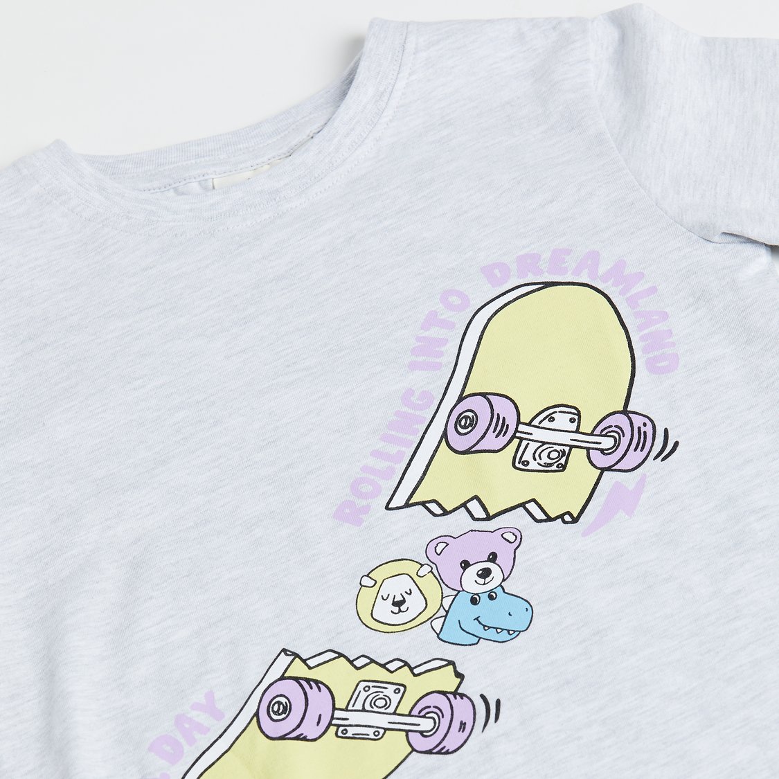 Juniors Printed T-shirt & Pyjama Set