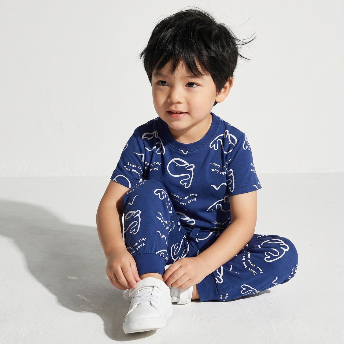 Juniors Printed T-shirt & Pyjama Set - Set of 2