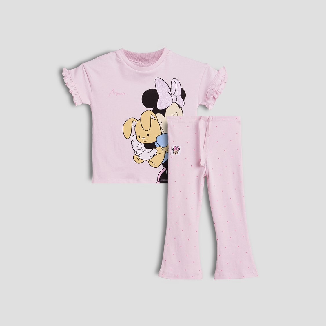 Juniors Minnie Mouse Top and Pyjama Set