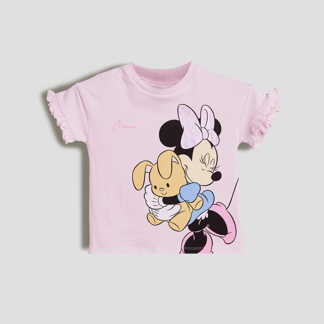 Juniors Minnie Mouse Top and Pyjama Set