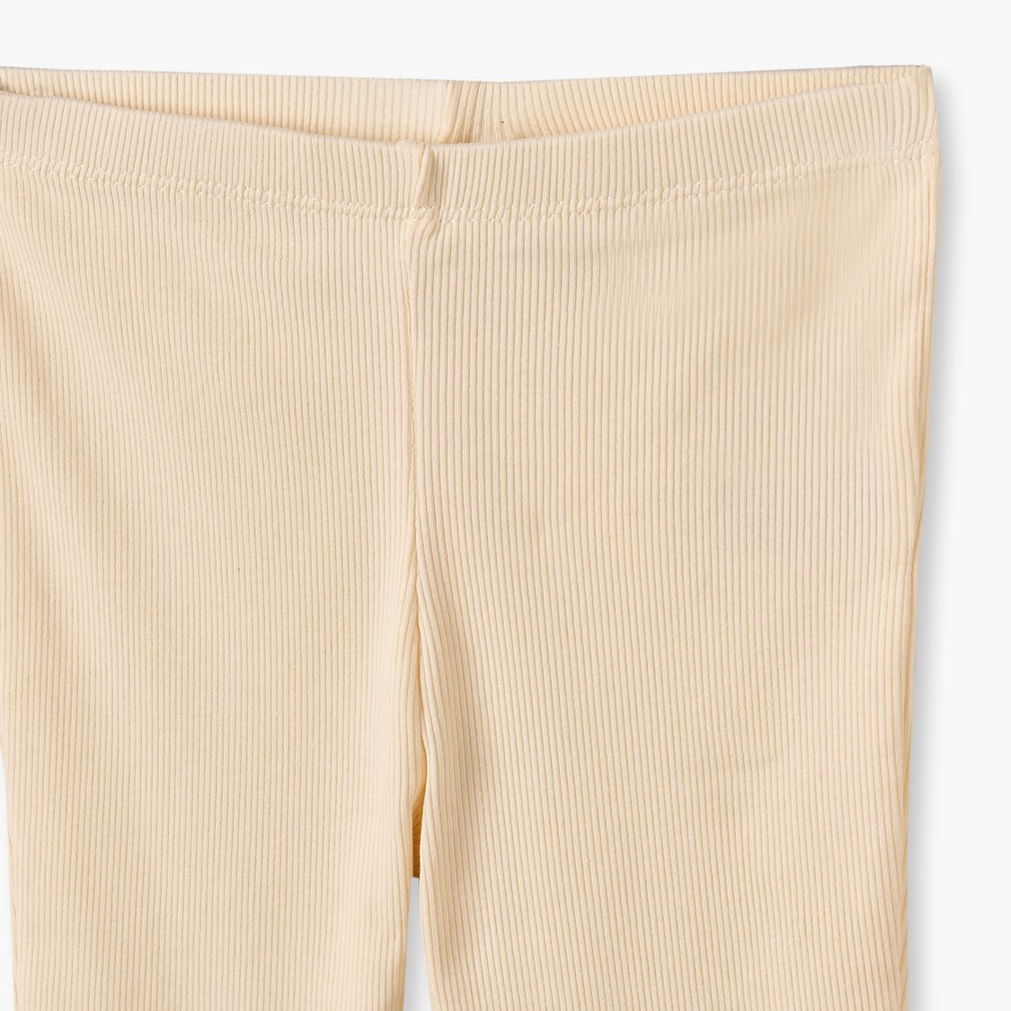 Juniors Ribbed Leggings with Flared Hem