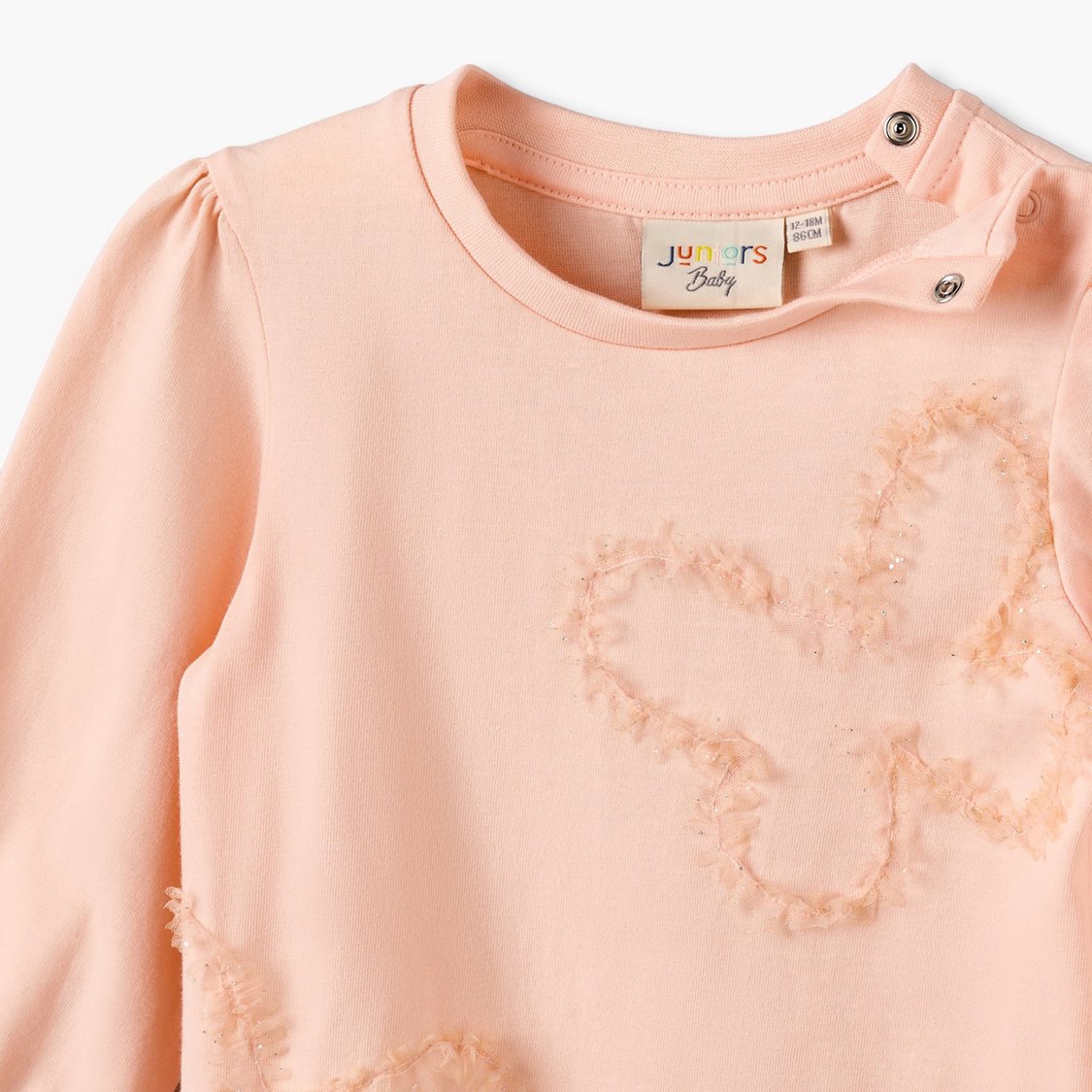 Juniors Butterfly Applique Top
