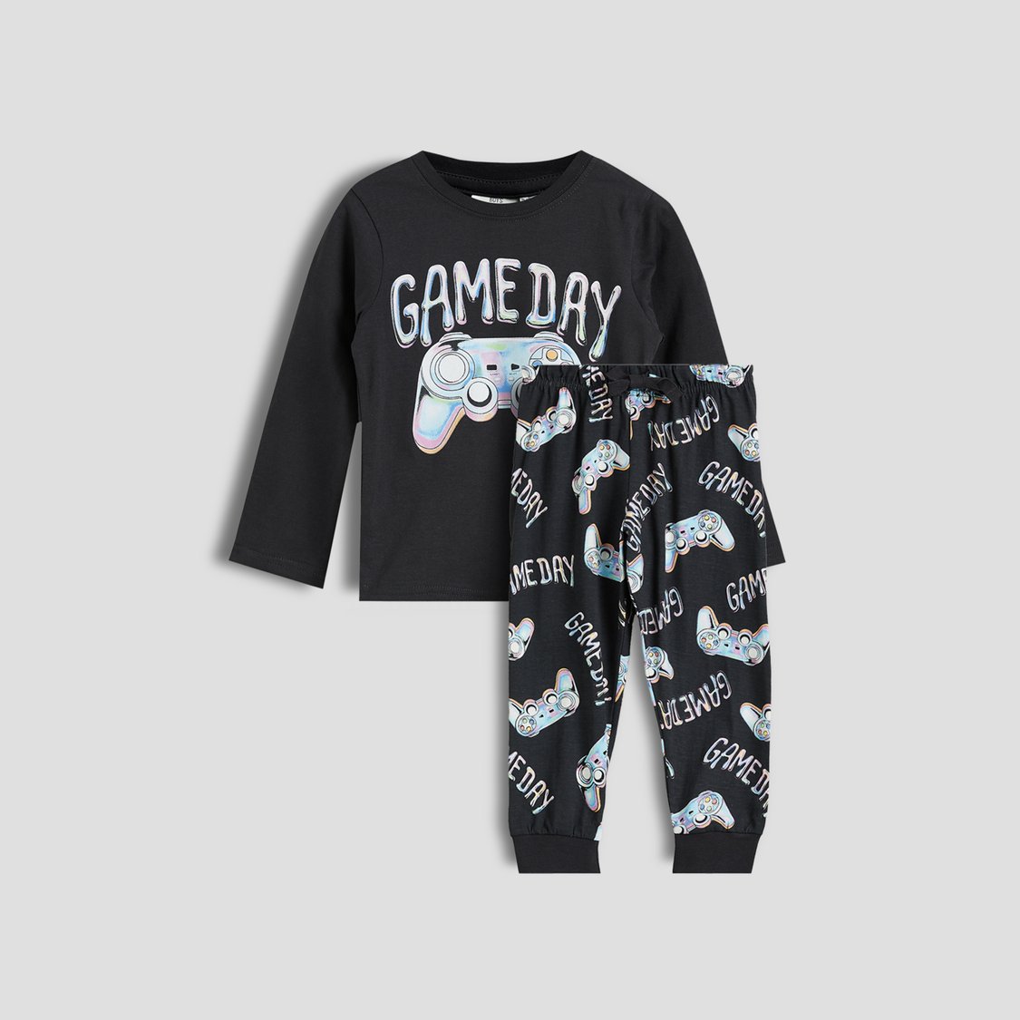 Juniors Printed T-shirt and Pyjama Set