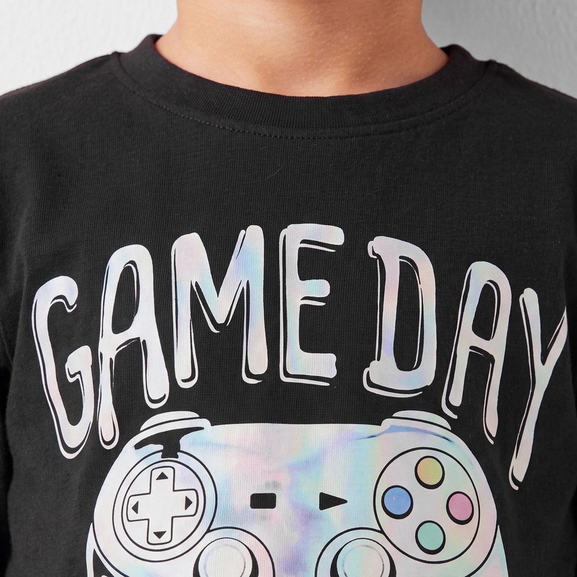 Juniors Printed T-shirt and Pyjama Set