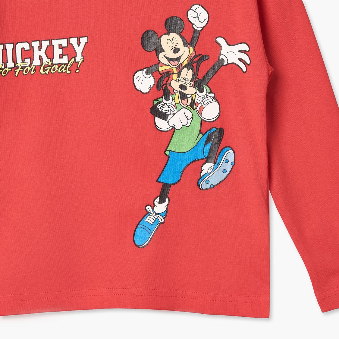 Juniors Mickey Mouse and Friends Print T-shirt