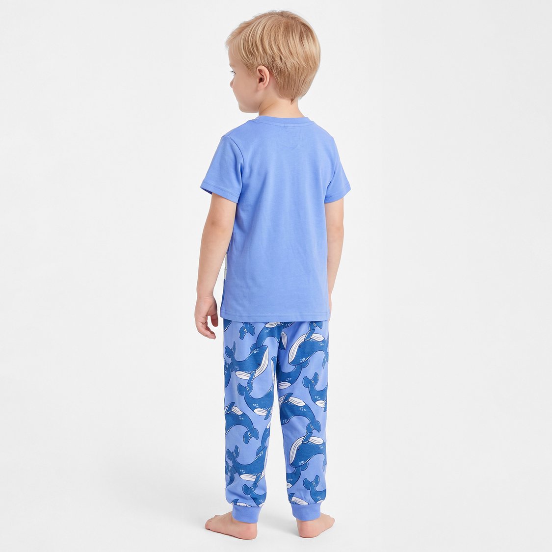 Juniors Nautical Print T-shirt and Pyjama Set