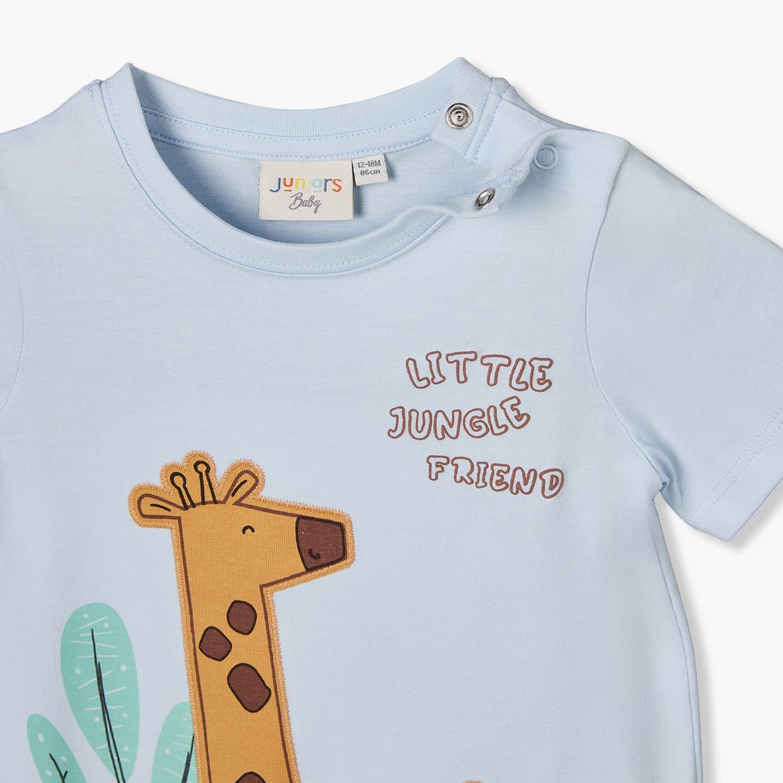 Juniors Giraffe Print T-shirt
