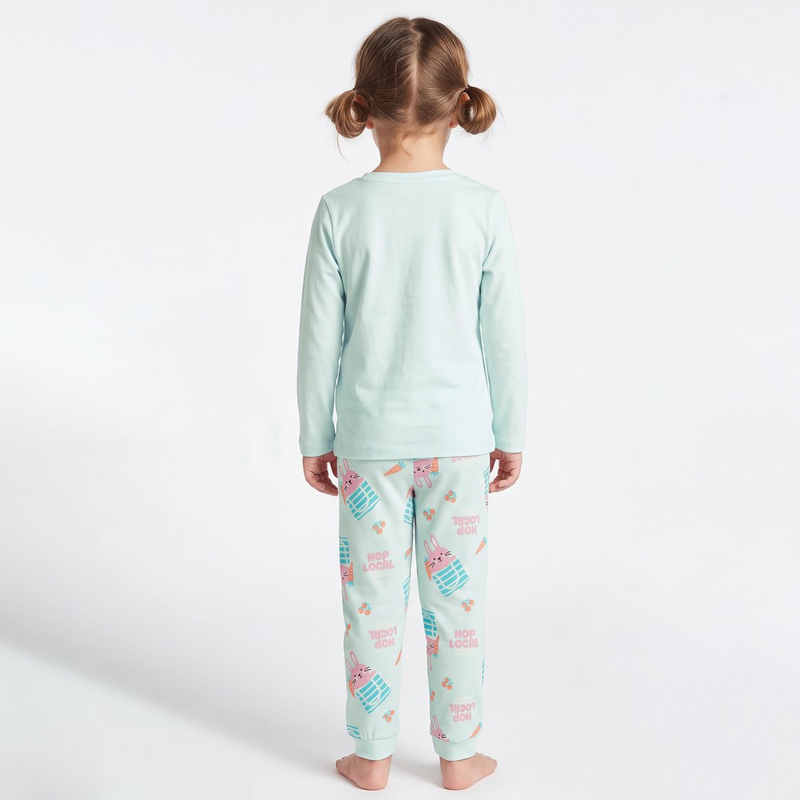 Juniors Printed T-shirt with Pyjama Set
