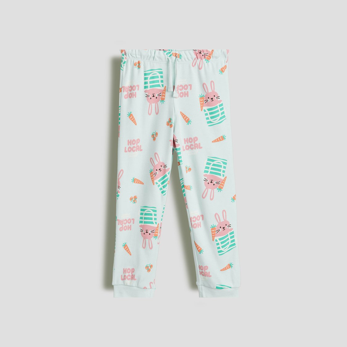 Juniors Printed T-shirt with Pyjama Set